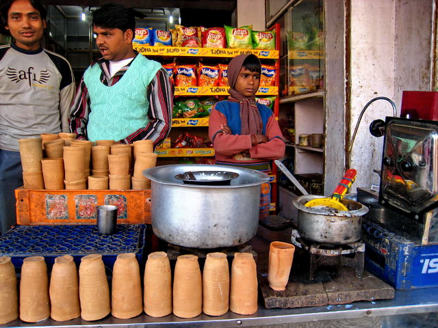 масала чай в Индии